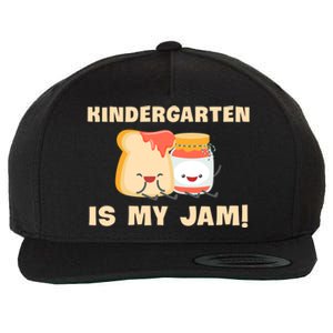 Kindergarten Is My Jam Funny Kindergarten Teachers Gift Wool Snapback Cap