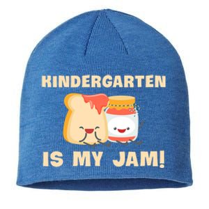 Kindergarten Is My Jam Funny Kindergarten Teachers Gift Sustainable Beanie