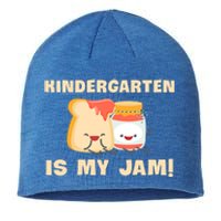 Kindergarten Is My Jam Funny Kindergarten Teachers Gift Sustainable Beanie