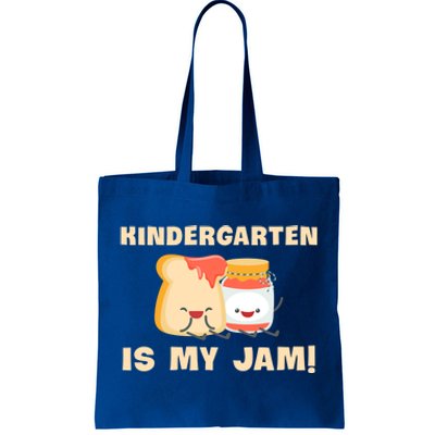 Kindergarten Is My Jam Funny Kindergarten Teachers Gift Tote Bag