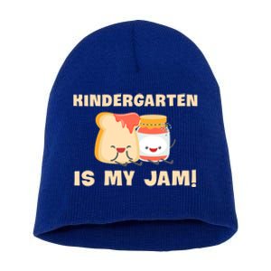 Kindergarten Is My Jam Funny Kindergarten Teachers Gift Short Acrylic Beanie