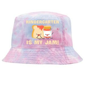 Kindergarten Is My Jam Funny Kindergarten Teachers Gift Tie-Dyed Bucket Hat