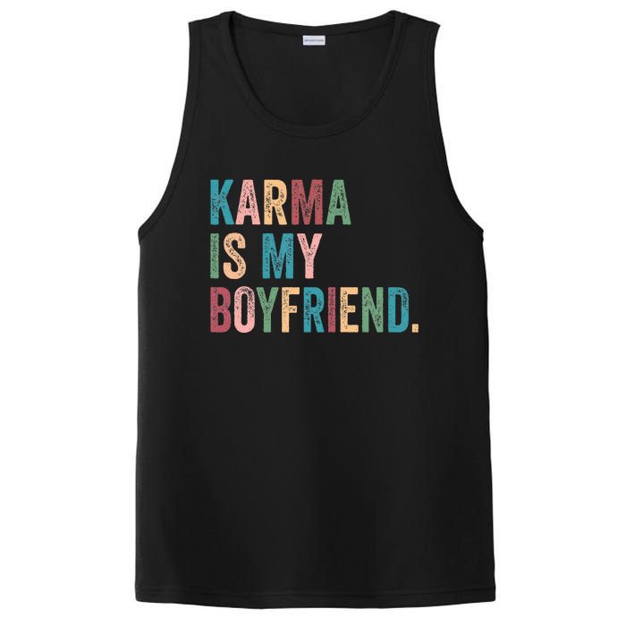 Karma Is My Boy Friend Karma Is Cat PosiCharge Competitor Tank