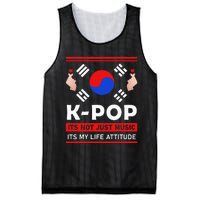 Kpop Is Not Just Music Kpop ItS My Life Attitude Mesh Reversible Basketball Jersey Tank