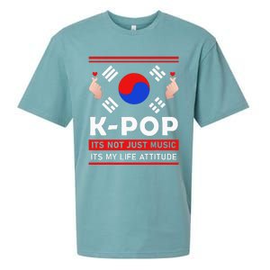 Kpop Is Not Just Music Kpop ItS My Life Attitude Sueded Cloud Jersey T-Shirt