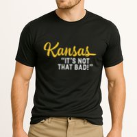 Kansas ItS Not Hat Bad Underrated Usa State Pride Cooling Performance Crew T-Shirt