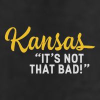 Kansas ItS Not Hat Bad Underrated Usa State Pride Adult Drive Performance Visor