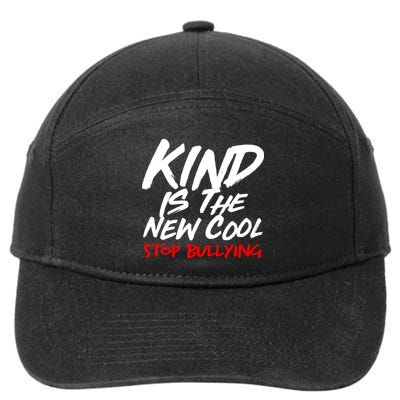 Kind Is The New Cool Stop Bullying 7-Panel Snapback Hat