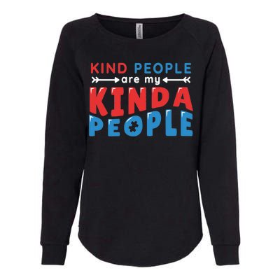 Kind People Are My Kinda People Autism Awareness Womens California Wash Sweatshirt