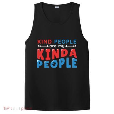 Kind People Are My Kinda People Autism Awareness PosiCharge Competitor Tank