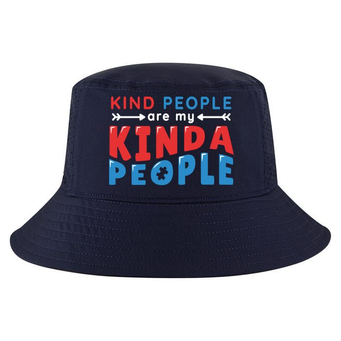 Kind People Are My Kinda People Autism Awareness Cool Comfort Performance Bucket Hat
