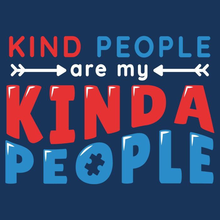 Kind People Are My Kinda People Autism Awareness Cool Comfort Performance Bucket Hat