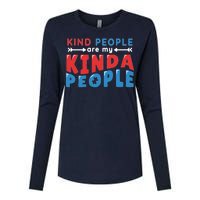 Kind People Are My Kinda People Autism Awareness Womens Cotton Relaxed Long Sleeve T-Shirt