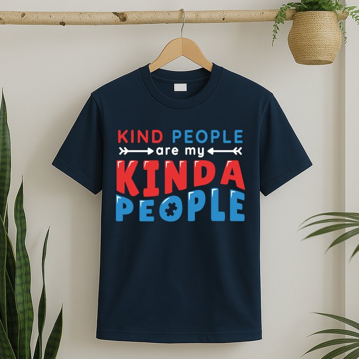 Kind People Are My Kinda People Autism Awareness T-Shirt