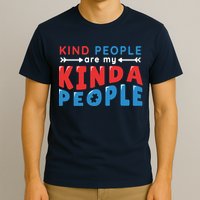 Kind People Are My Kinda People Autism Awareness T-Shirt