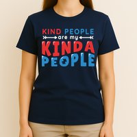 Kind People Are My Kinda People Autism Awareness T-Shirt
