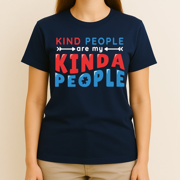 Kind People Are My Kinda People Autism Awareness T-Shirt