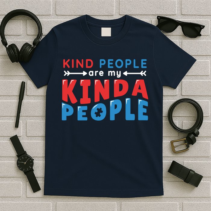 Kind People Are My Kinda People Autism Awareness T-Shirt