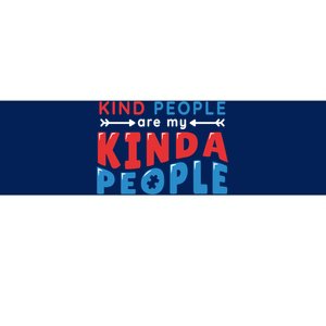 Kind People Are My Kinda People Autism Awareness Bumper Sticker