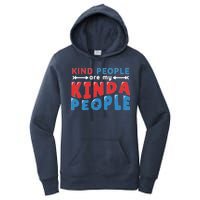 Kind People Are My Kinda People Autism Awareness Women's Pullover Hoodie