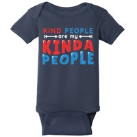 Kind People Are My Kinda People Autism Awareness Baby Bodysuit