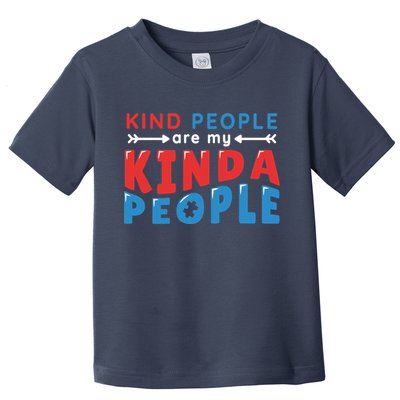 Kind People Are My Kinda People Autism Awareness Toddler T-Shirt