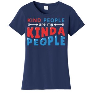 Kind People Are My Kinda People Autism Awareness Women's T-Shirt