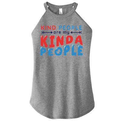 Kind People Are My Kinda People Autism Awareness Women’s Perfect Tri Rocker Tank