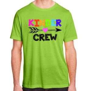 Kinder Crew Kindergarten Teacher Adult ChromaSoft Performance T-Shirt