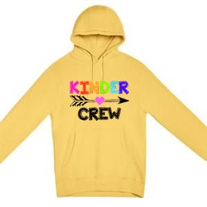 Kinder Crew Kindergarten Teacher Premium Pullover Hoodie