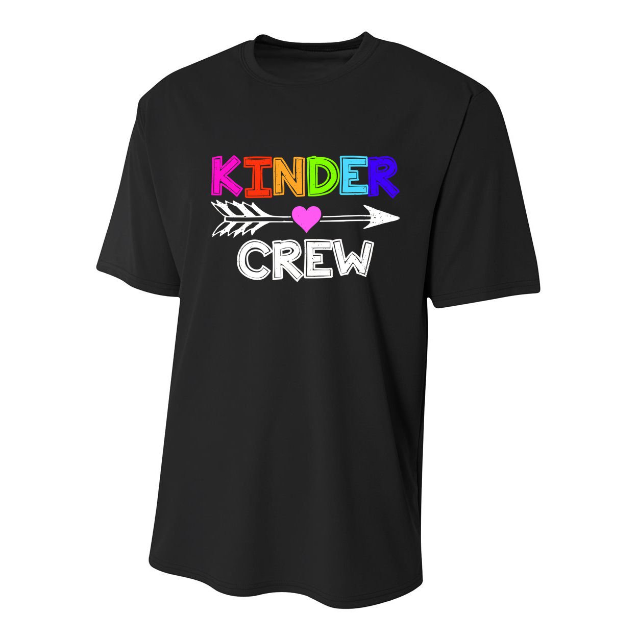 Kinder Crew Kindergarten Teacher Youth Performance Sprint T-Shirt