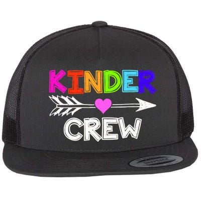 Kinder Crew Kindergarten Teacher Flat Bill Trucker Hat