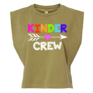 Kinder Crew Kindergarten Teacher Garment-Dyed Women's Muscle Tee