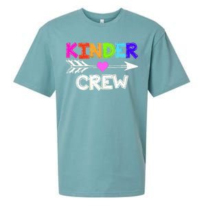 Kinder Crew Kindergarten Teacher Sueded Cloud Jersey T-Shirt