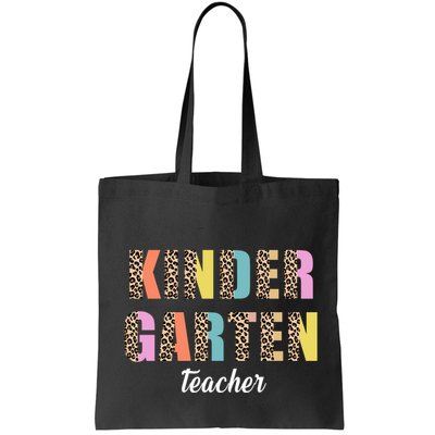 Kinder Garten Teacher Leopard Logo Bag