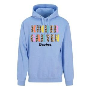 Kinder Garten Teacher Leopard Logo Unisex Surf Hoodie