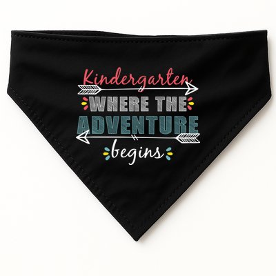 Kindergarten Back To School Adventure  USA-Made Doggie Bandana