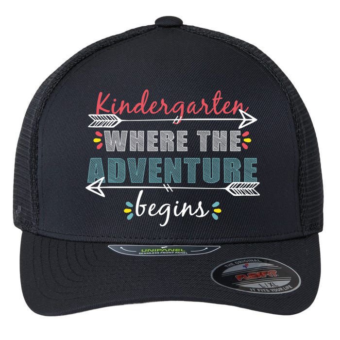 Kindergarten Back To School Adventure  Flexfit Unipanel Trucker Cap