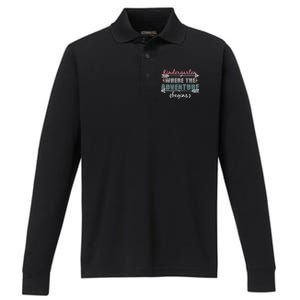 Kindergarten Back To School Adventure  Performance Long Sleeve Polo