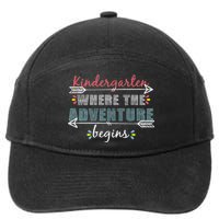 Kindergarten Back To School Adventure  7-Panel Snapback Hat