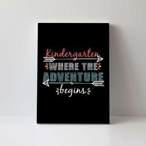 Kindergarten Back To School Adventure  Canvas