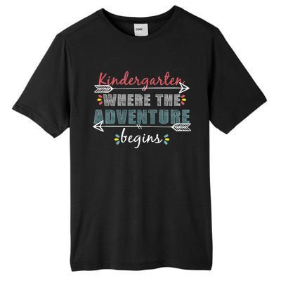 Kindergarten Back To School Adventure  Tall Fusion ChromaSoft Performance T-Shirt