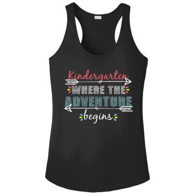 Kindergarten Back To School Adventure  Ladies PosiCharge Competitor Racerback Tank