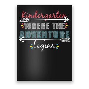 Kindergarten Back To School Adventure  Poster