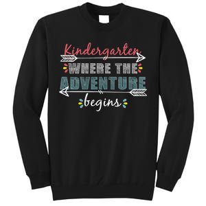 Kindergarten Back To School Adventure  Tall Sweatshirt