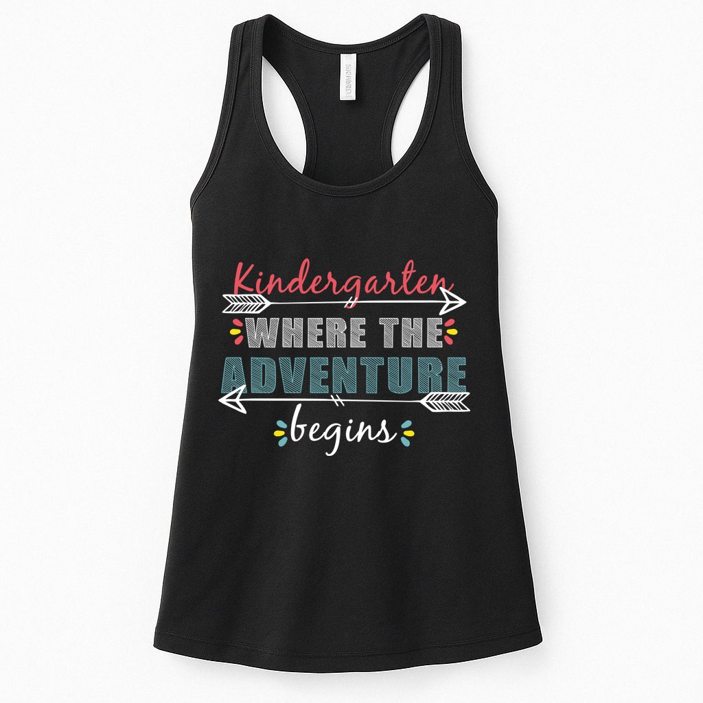 Kindergarten Back To School Adventure  Womens Tank Top