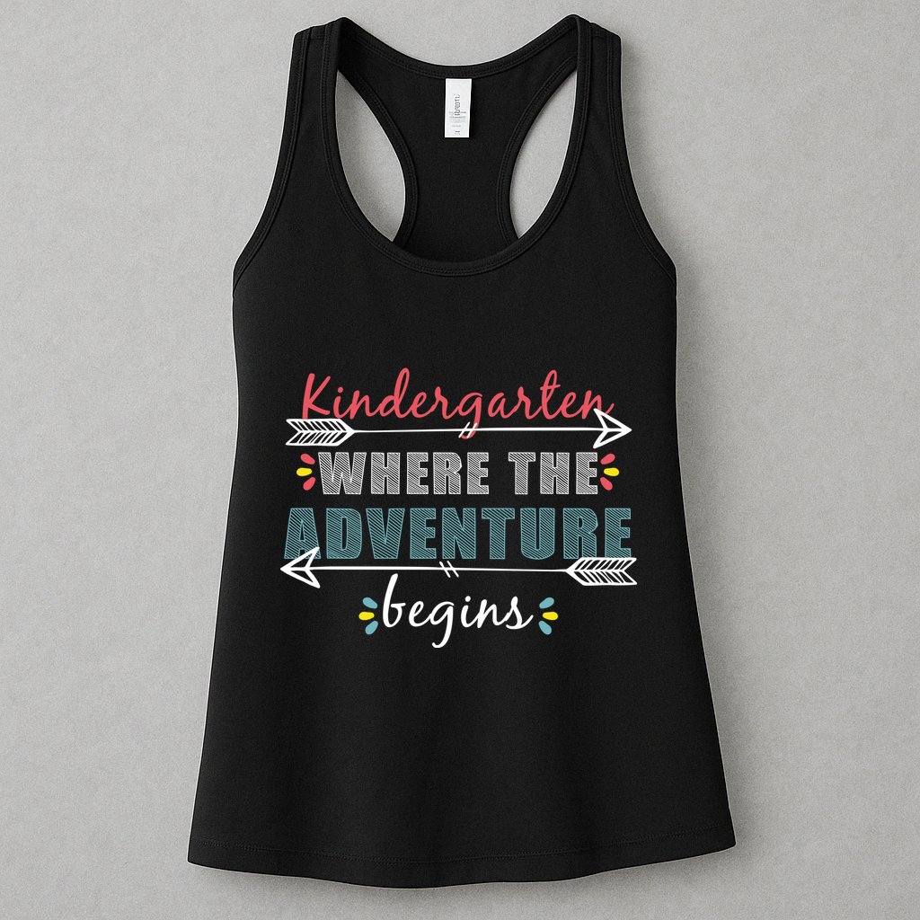Kindergarten Back To School Adventure  Womens Tank Top