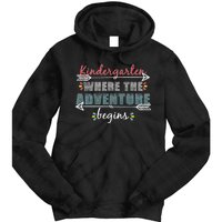 Kindergarten Back To School Adventure  Tie Dye Hoodie