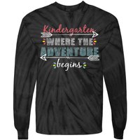 Kindergarten Back To School Adventure  Tie-Dye Long Sleeve Shirt