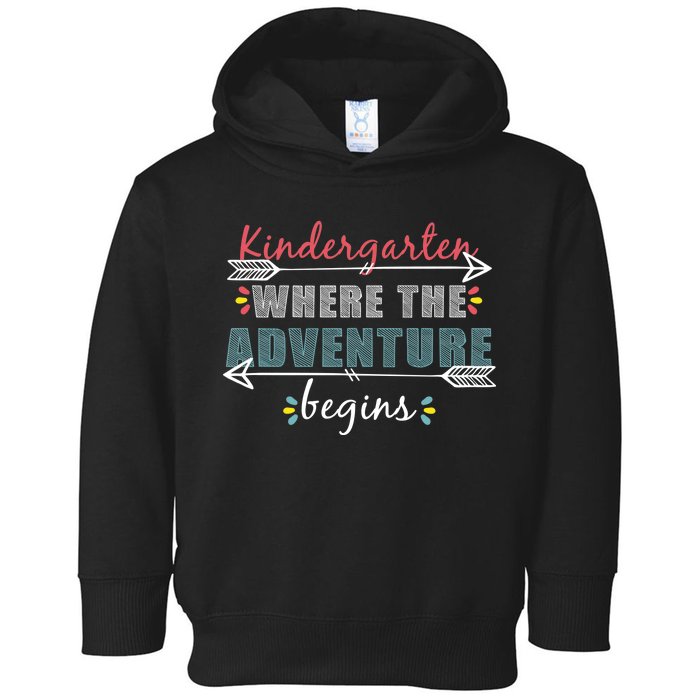 Kindergarten Back To School Adventure  Toddler Hoodie